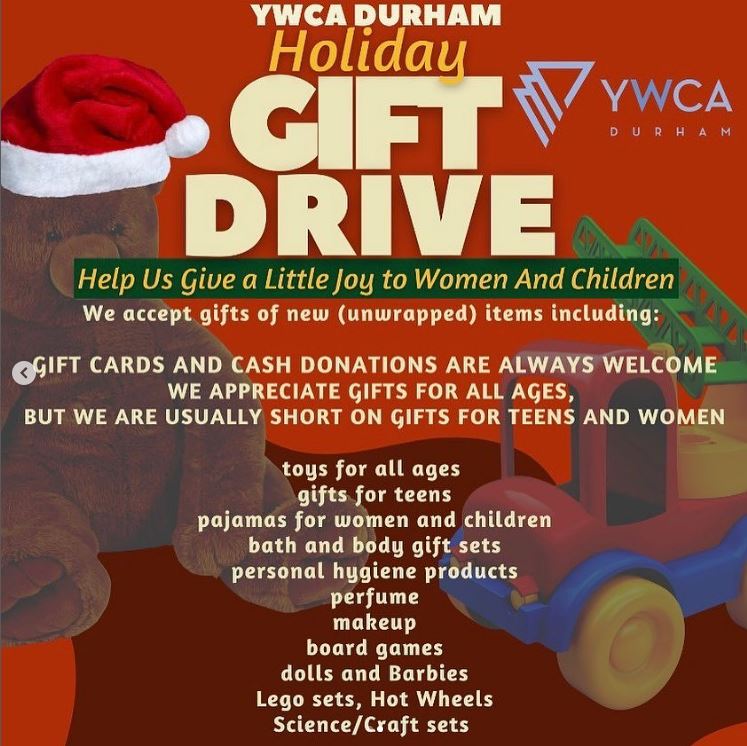 YWCA Gift Drive List